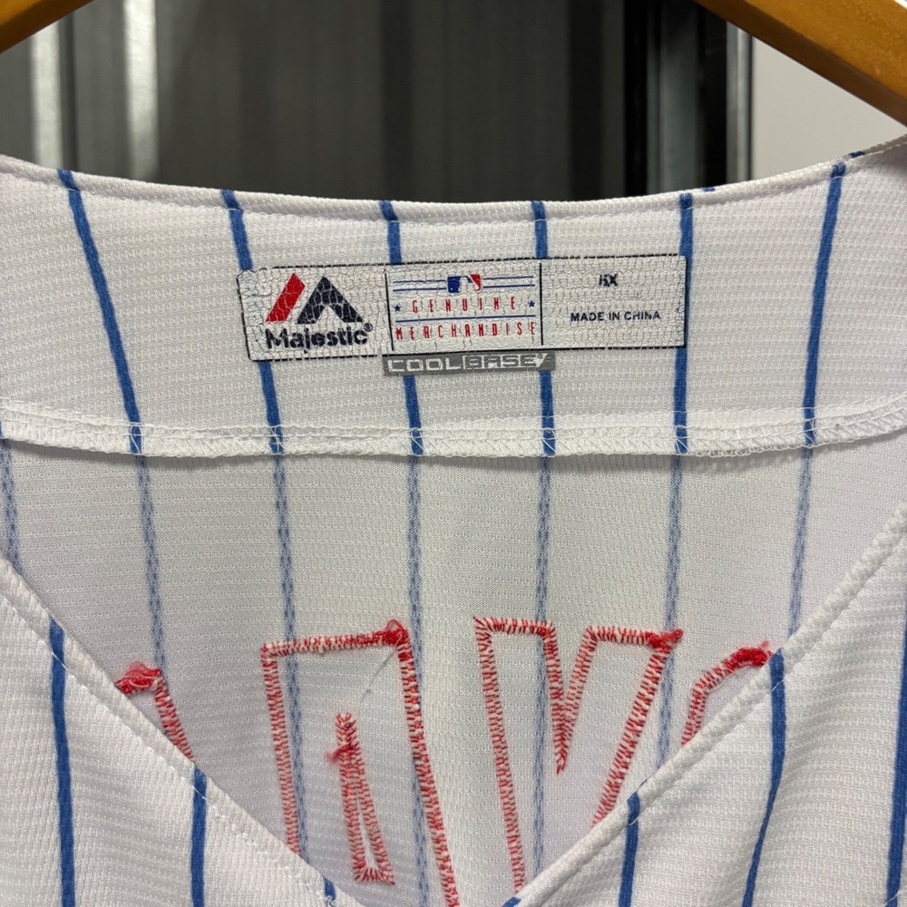 Majestic Chicago Cubs Kris Bryant Cool Base Baseball Jersey Mens Size 5XL - Picture 6 of 6